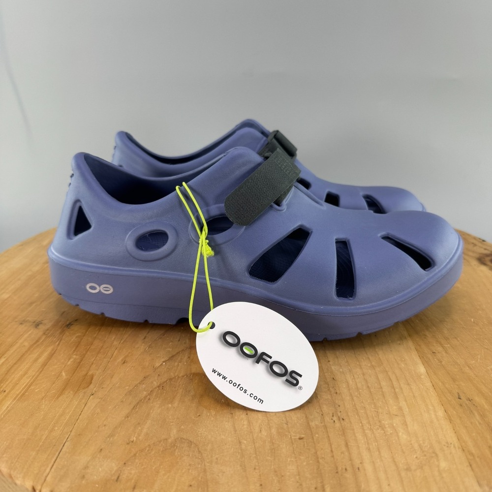 Mens 8 / Womens 10 - OOFOS OOcandoo Unisex Recovery Water‎ Drop Slip On Shoes